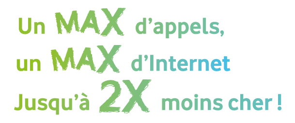 Avec Vodacard 500 de Vodafone, obtiens un max d'appels, un max d'internet et jusqu'à 2 fois moins cher.