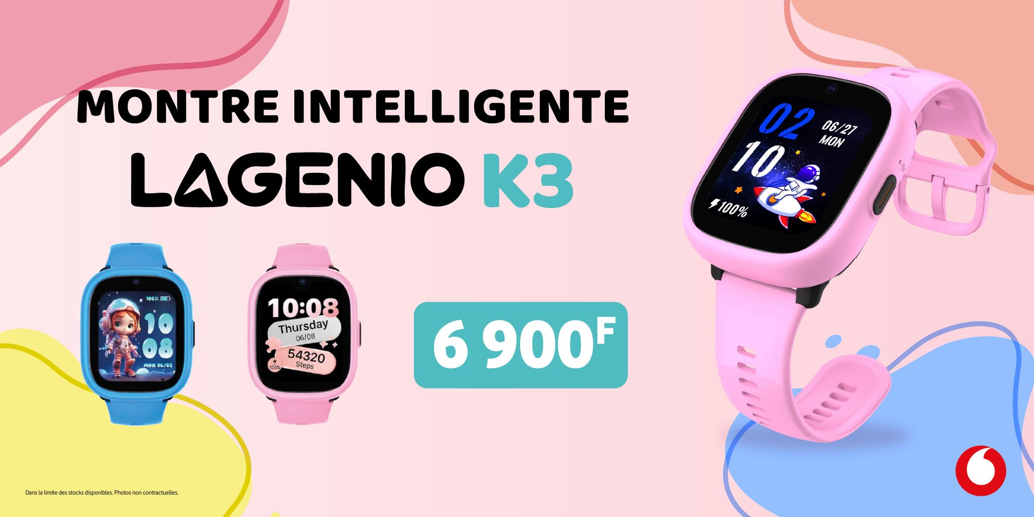 Offrez la liberté, gardez la sérénité avec la montre connectée pour enfant Lagenio K3