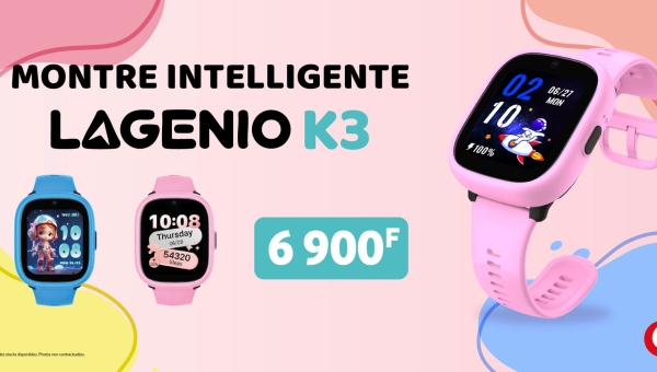 Montre intelligente et connectée pour enfant Lagenio K3
