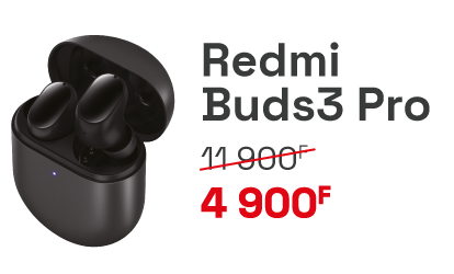 Redmi Buds3 Pro : 4 900 F au lieu de 11 900 F