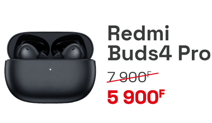 Redmi Buds4 Pro : 5 900 F au lieu de 7 900 F