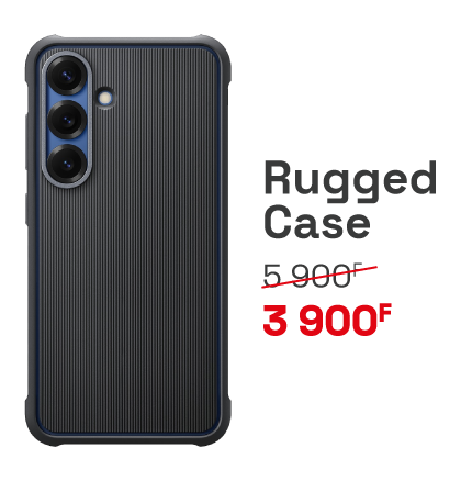 Rugged Case pour Galaxy S25 : 3 900 F au lieu de 5 900 F
