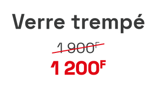 Verre trempé pour Galaxy S25 : 1 200 F au lieu de 1 900 F